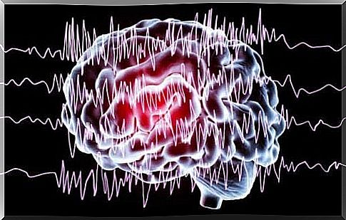 An illustration of brain waves