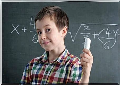 A boy who performs mathematical calculations